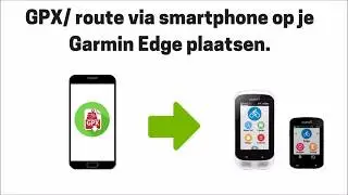 GPX/route via smartphone op Garmin GPS plaatsen