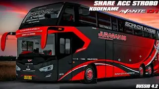 SHARE‼️ACC STROBO KODENAME AVANTE D1 Thien || BUSSID 4.2