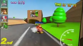 Mario kart 64 remastered (Graphics and textures hd, 60 fps,  ratio 16/9)