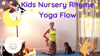 Hey Diddle Diddle (featuring my dog Cliff) Yoga and Movement Nursery Rhyme