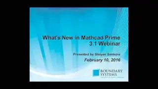 What s New in Mathcad 3 1