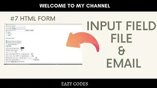 #7 Upload any file in HTML document || HTML Forms - Learn HTML Input Types | HTML5 (2020)