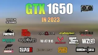 GTX 1650 : Test in 18 Games in 2023 - GTX 1650 Gaming Test