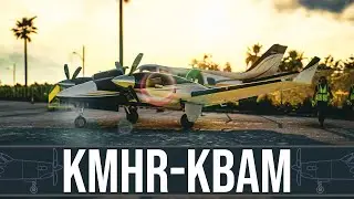 🔴 KMHR to KBAM: Mastering VOR Navigation in the New Black Square Duke Turbine!