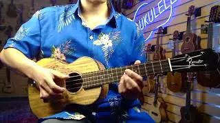 Romero Creations Solid Signature Tenor Ukulele Spalted Mango Sound Demo - RC-R-MG
