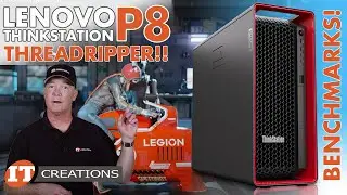 BENCHMARKS! Lenovo P8 AMD Threadripper PRO 7995WX & RTX A6000 + ThinkVision 27 3D | IT Creations