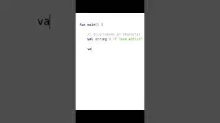 Kotlin Occurrence of characters. 