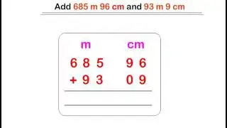 Addition - Metres and Centimetres