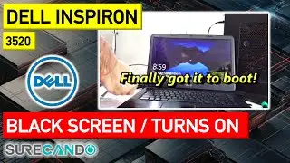 Dell Inspiron 3520 Black Screen Fix Not Boot Start BIOS