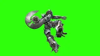 Green Screen | FOOTAGE | CHROMA KAY | Green screen robots. Download free video