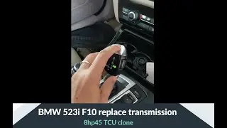 BMW 8HP45 TCU clone with LAUNCH X-431 PAD9 LINK and X-PROG3