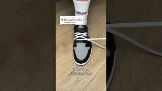 How to Lace Air Jordan 1 Low 🔥 #jordans #sneakerhead #basketball #nike