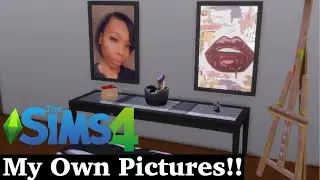 How To Put Your Own Picture In Your Sims 4 Game! | The Sims 4
