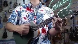 aNueNue UC10 Black Forest Concert Ukulele Sound Demo - ANN-UC10-BF