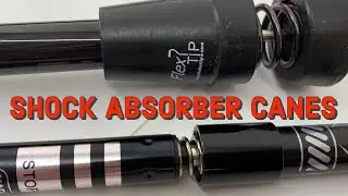 Review SHOCK ABSORBING ABSORBER WALKING CANES FLEXTIP WITHGEAR