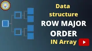 Row major order in array