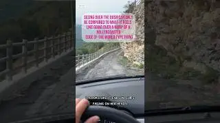 Driving off an Italian cliff? 🇮🇹 Eurotrip Day 1️⃣7️⃣ #italy #abruzzo #roadtrip #mountainroads