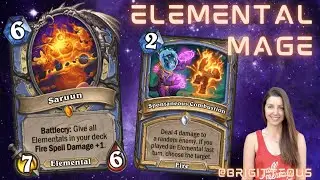 Saruun Elemental Mage beats Asteroid Shaman 🔥Great Dark Beyond #hearthstonedeck #hearthstonedecks
