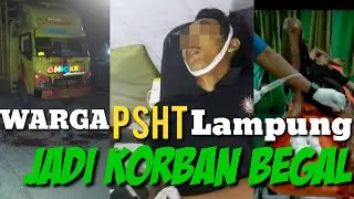 kejii...!!! warga PSHT Lampung jadi korban begal.🔥