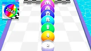 Ball Run 2048 Merge Number - MAX LEVELS Gameplay Walkthrough Android, iOS (Part 2)