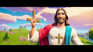 Jesus is king Preaching on fortnite