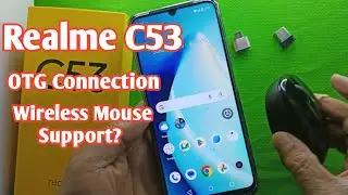 Realme C53 OTG Connection Setting | How to Use OTG Connection with Wireless Computer Mouse | 2024