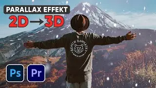Parallax 3D FOTO Animation in Premiere Pro & Photoshop (Tutorial)