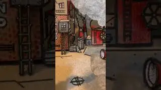 Even the promo art is made of cardboard!