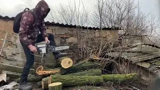 Аккумуляторная пила из электропилы интерскол