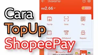 Cara TopUp ShopeePay