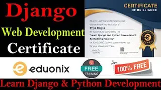 Python With Django Web Development Free Course With Certificate - Learn Python and Django Online