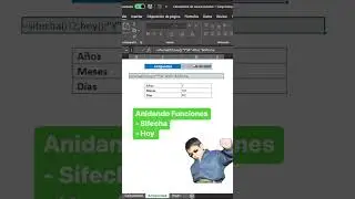 Calcula tus vacaciones. ! #excelavanzado #humor #tipscomputacion #tipsinformatica #excel #tutorial