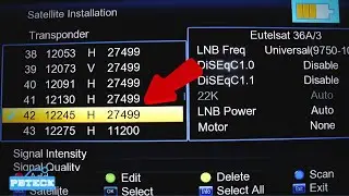 💎 𝐄𝐮𝐭𝐞𝐥𝐬𝐚𝐭 𝟑𝟔𝐁 36°East | Full ScAn | KU Band | Dstv Channel List | Qsat Decoder | Pbteck