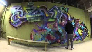 Bozik & Gamma / graffiti / Kazan 2015