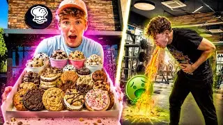 Eating WHOLE Crumbl Menu Before the Gym..| Gone Wrong…