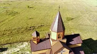 Рубцовск. Армянская Апостольская Церковь. Вид с дрона.