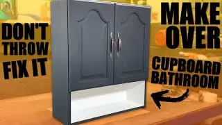 Renovation Bathroom cupboard - Don't Throw - Fix it