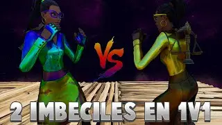 2 IMBECILES EN 1vs1 ¿QUE PODRIA SALIR MAL? | FORTNITE | CREATIVO