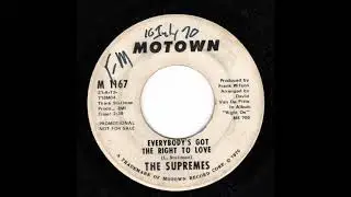 The Supremes - Everybody's Got The Right To Love (Motown)