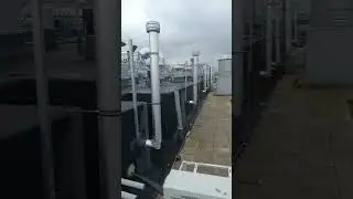 монтаж кондиционеров в домах ПИК, наружный блок на крыше