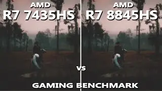 AMD RYZEN 7 8845HS vs 7435HS Gaming Benchmark Test | RTX 4050 Gaming Test | Lenovo LOQ 15 |