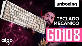 TECLADO GD108: ESSE COMBINA COM QUALQUER SETUP. FIM DA HISTÓRIA.