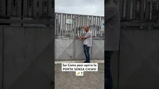 Do you know how you can open the door without keys 🔑? 