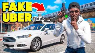 I Became a FAKE UBER DRIVER in GTA 5 RP..