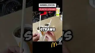 New McDonald plastic straws 