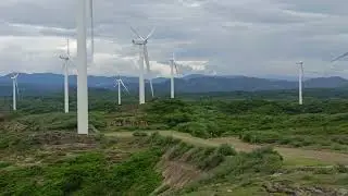 over looking windmills Farm @ Bangui ilocos Norte