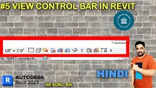 #5 VIEW CONTROL BAR IN REVIT II REVIT ARCHITECTURE 2023 FOR BEGINNERS #bim #revit