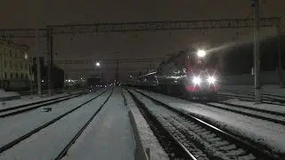 ЭП2к с фирменным поездом №54 "Чувашия" Москва - Чебоксары