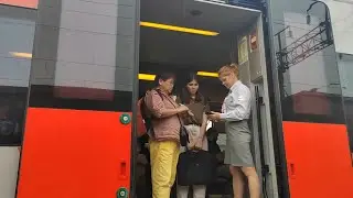 Провожаем Тамару Петровну и Алину на поезд