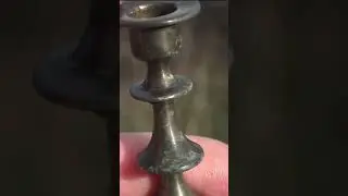 Found the Tsar's Candlestick! What a fantastic metal detector find! 